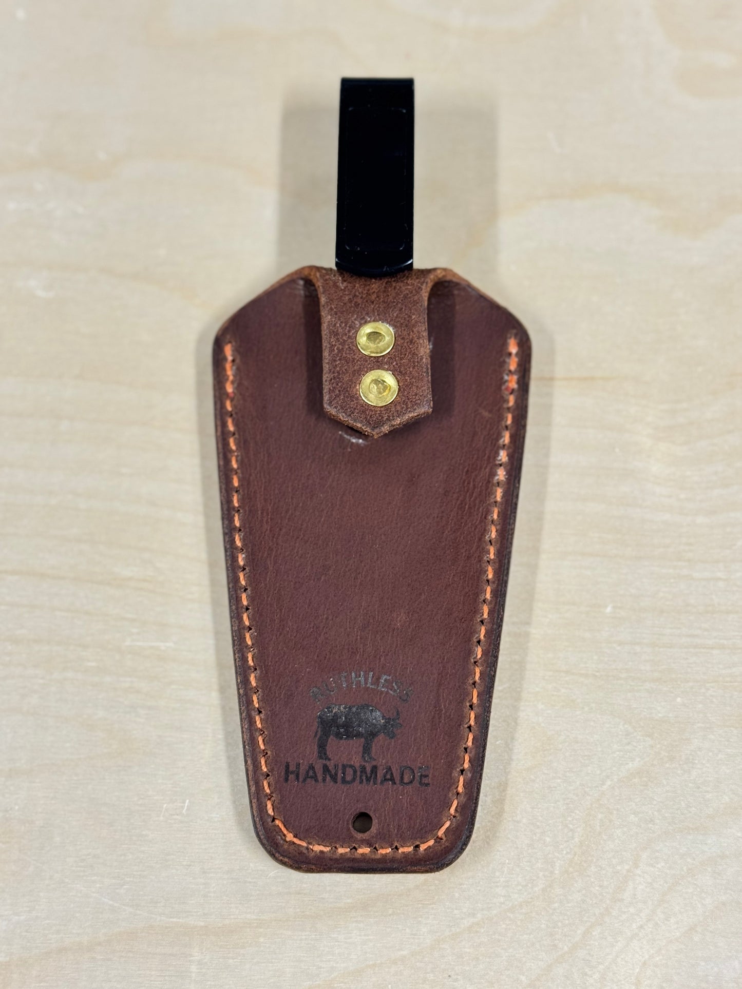 Custom Leather Sheath w/ Belt Clip
