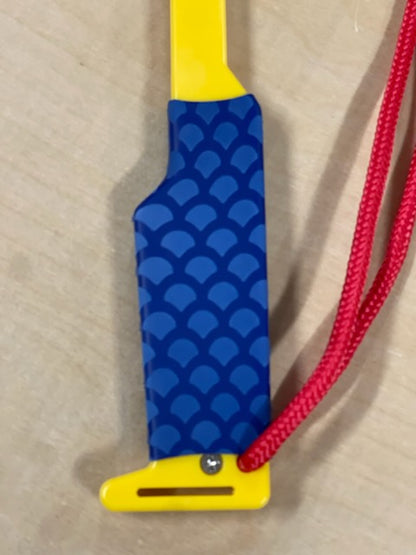 Sportsman's Release Knife with Blue Grip Handle