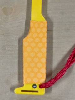 Sportsman's Release Knife with Yellow Grip Handle